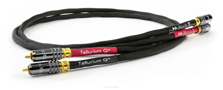 Tellurium Q Black II RCA Interkonekt (2 x 1.0m) | Salon Warszawa | RATY 0% lub RABAT | Autoryzowany Dealer | Negocjuj Cenę |