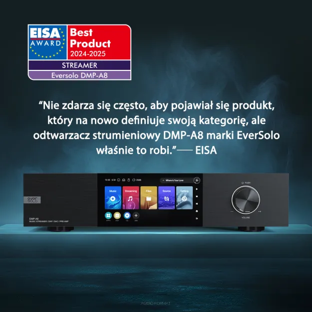 Eversolo DMP-A8 - EISA 2024-2025 | OD RĘKI | Raty 0% |  Autoryzowany Dealer | Salon Warszawa | Negocjuj Cenę |