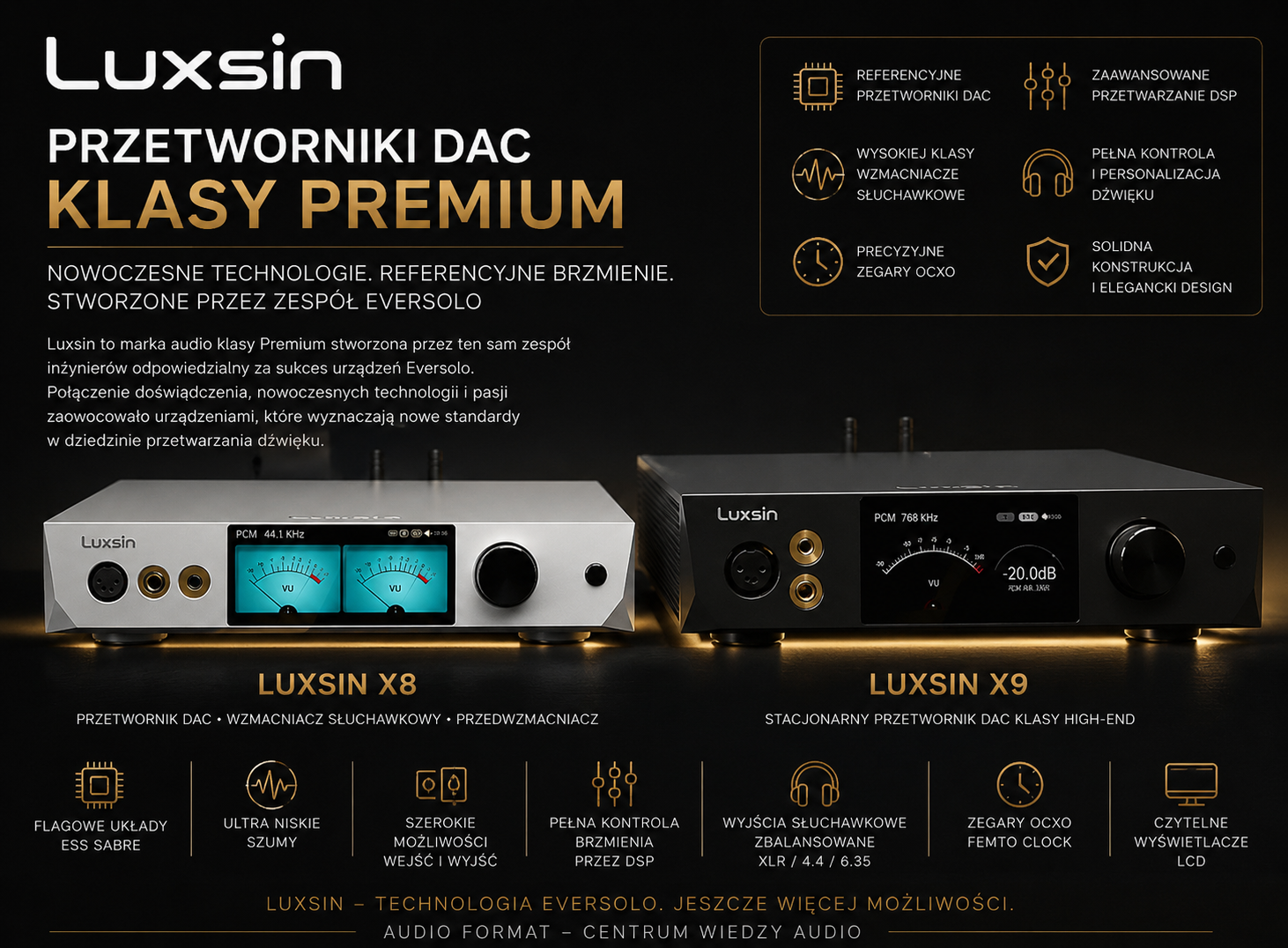 Oferta marki Luxsin X8 i X9 Luxsin oferta